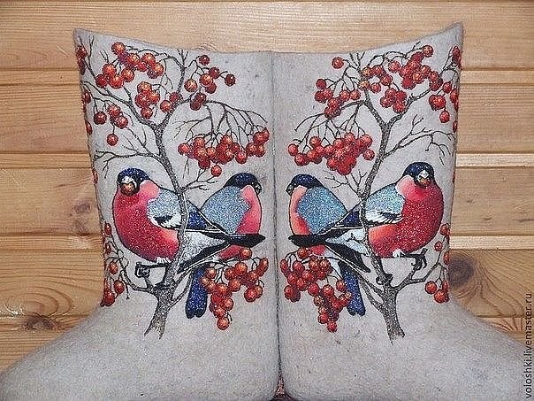 Расписные валенки