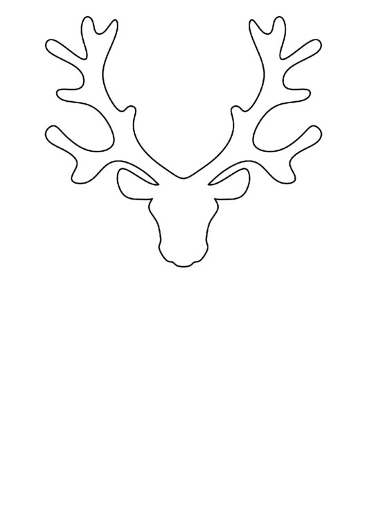 Трафарет "олени"
