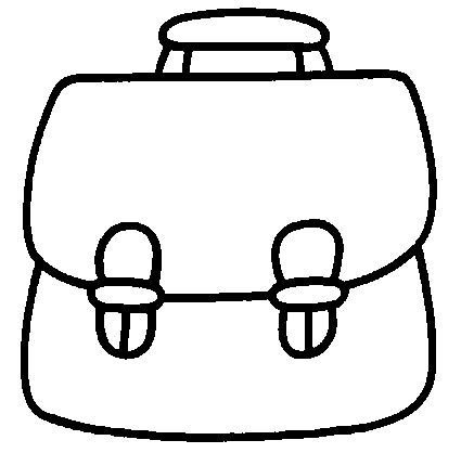 Портфель раскраска