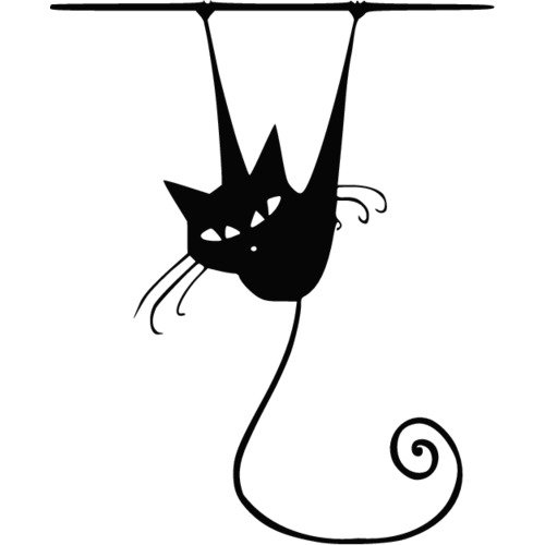 Трафареты кошек для декора