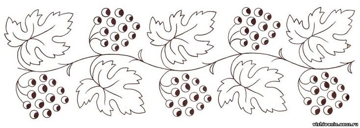 Хохлома трафарет