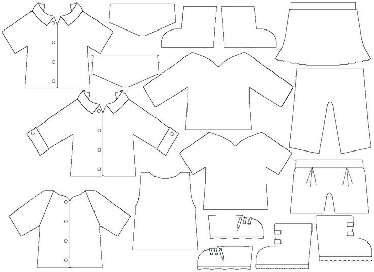 Выкройки одежды для кукол
