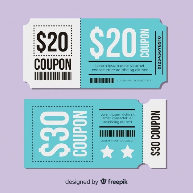 Купон макет