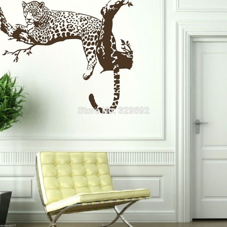 Наклейки на стену животные