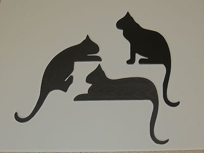 Трафарет кошки для выпиливания