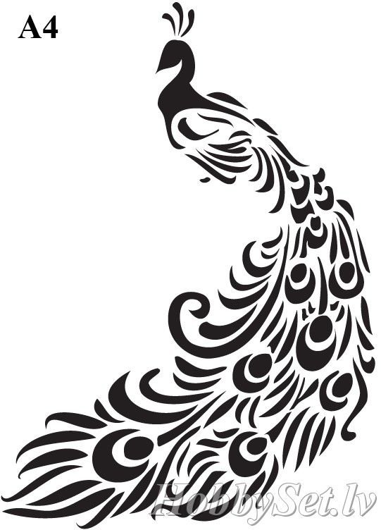 Трафаретные узоры на стены