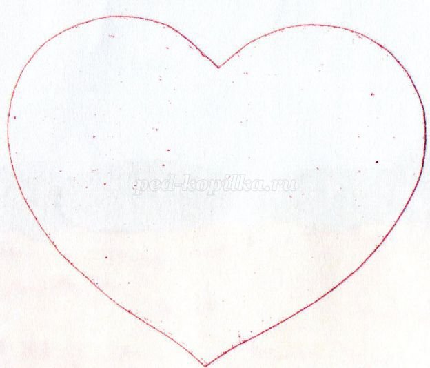 Выкройка сердечка