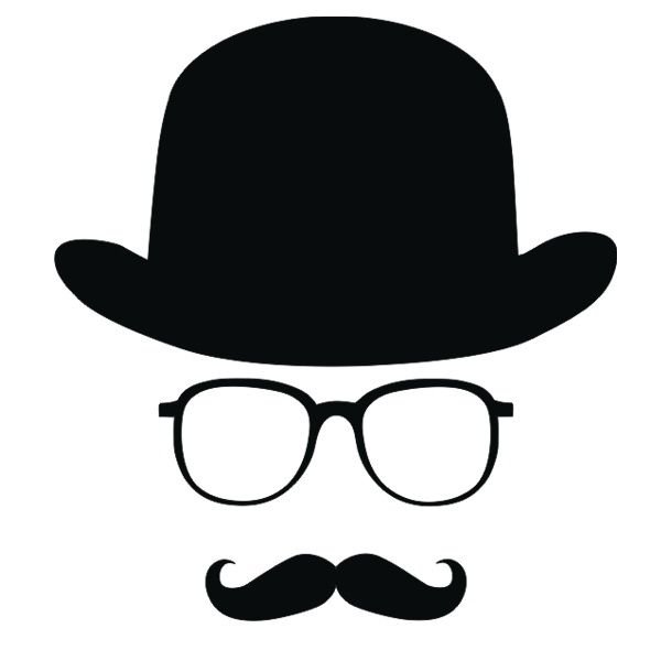 Шляпа мужская трафарет