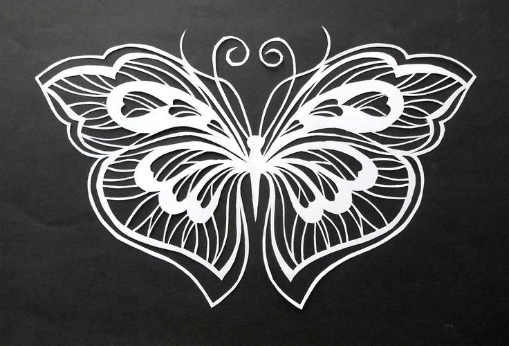 Вытынанка бабочка