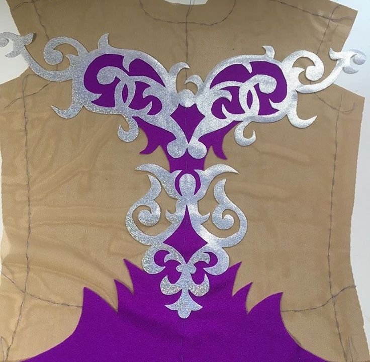 Трафареты узоров для купальника