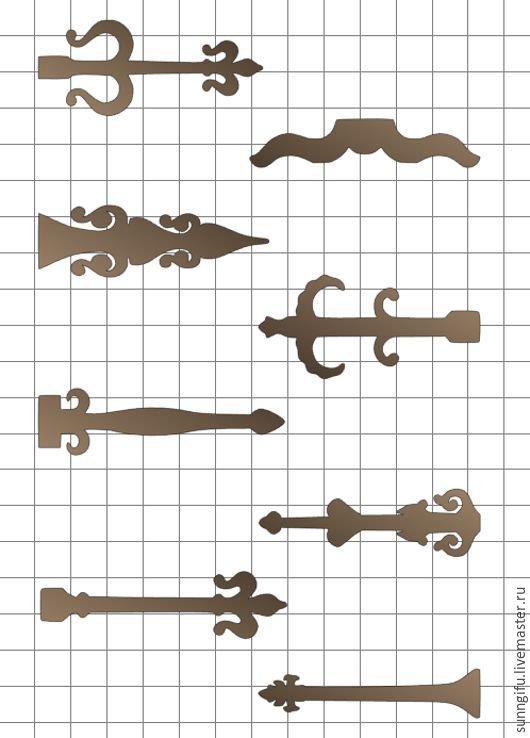 Декоративные петли для ворот