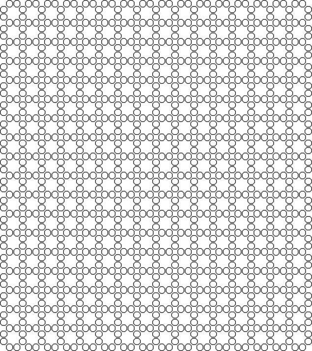 Сетка для кирпичного плетения бисером