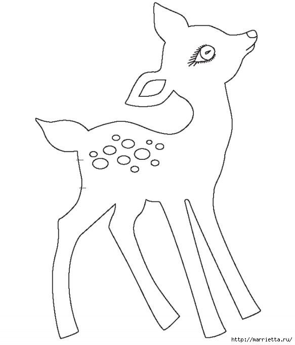 Трафареты животных для вырезания