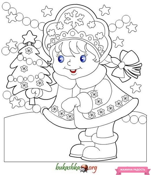 Новогодние рисунки для детей
