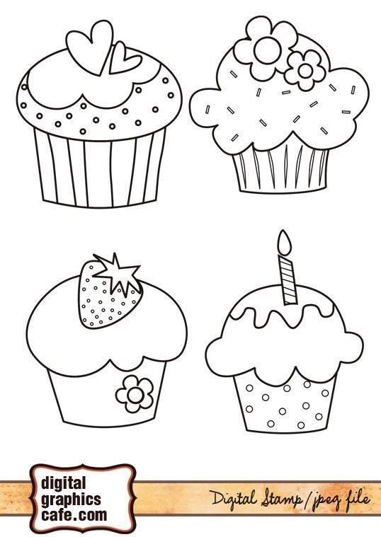 Раскраски пирожные