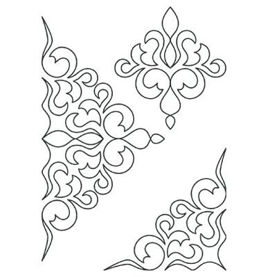 Трафарет "восточные узоры"