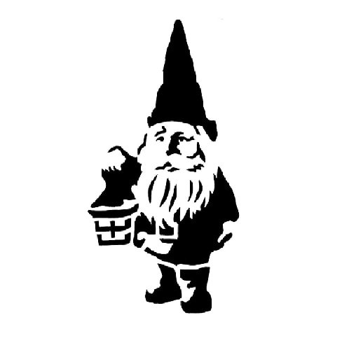 Гномы трафареты