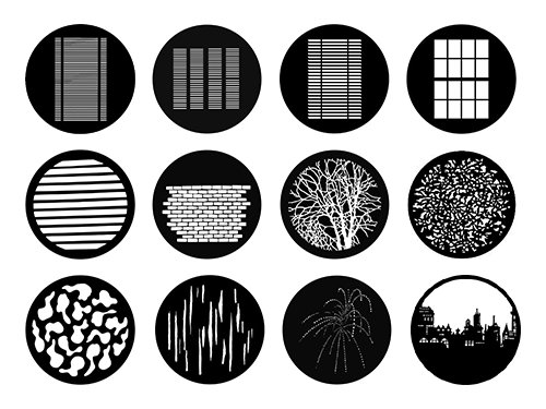 Маски гобо для проектора