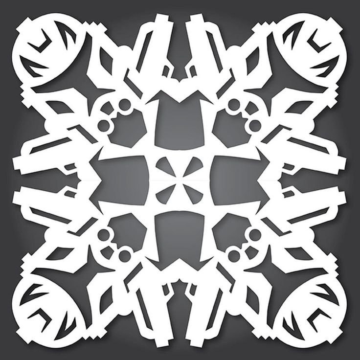 Трафарет снежинок Star Wars