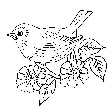Птица шаблон для вышивки