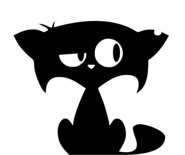 Силуэт кота