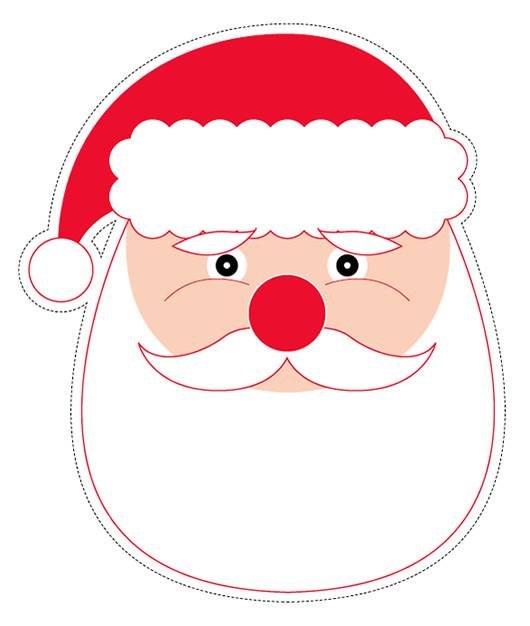 Лицо Деда Мороза