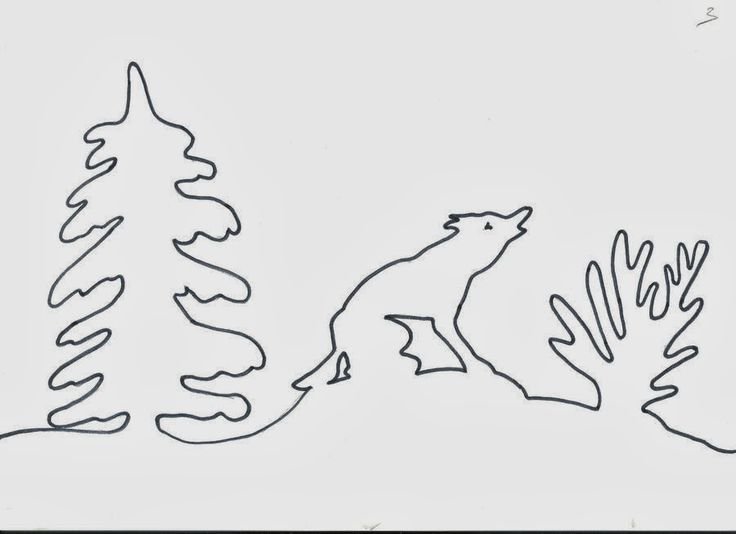 Зимние вытынанки на окна