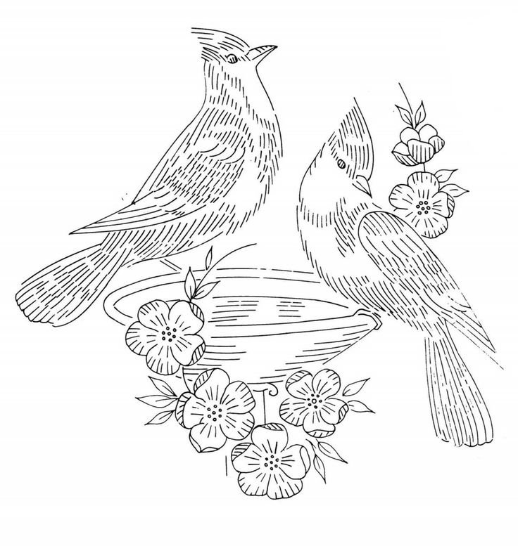 Вышивка гладью схемы