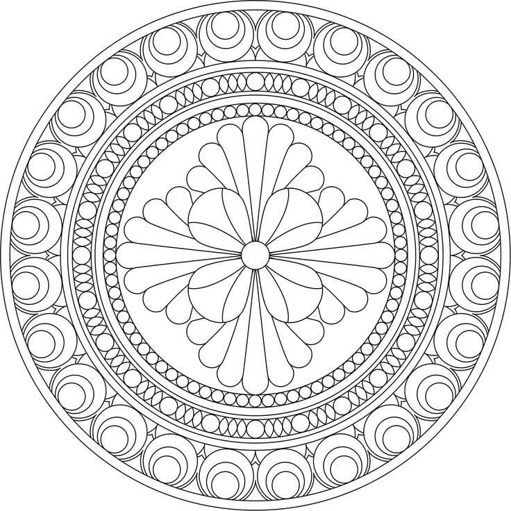 Круглый узор