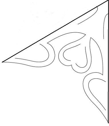 Трафарет юбки для балерины