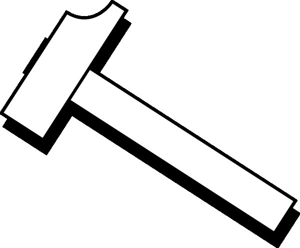 Молоток раскраска