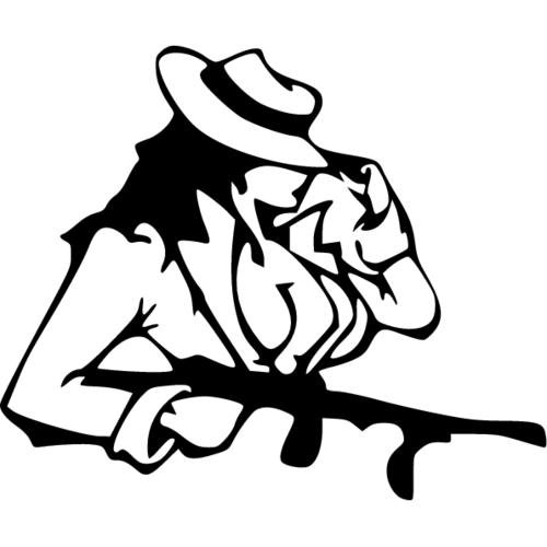 Силуэт гангстера