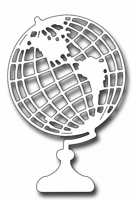 Глобус силуэт