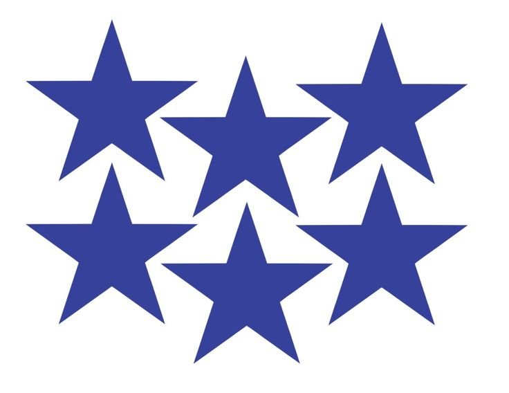 Трафарет звезды