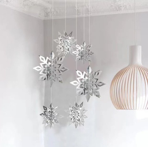 Снежинки декор