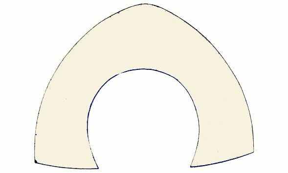 Кокошник заготовка