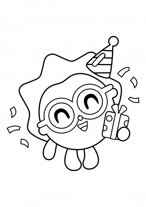 Малышарики раскраска для малышей