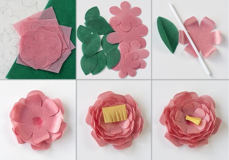 Трафарет вафельные цветы