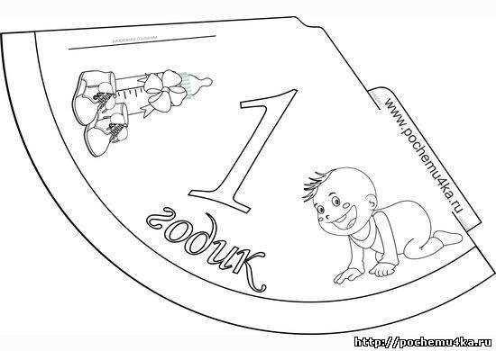 Трафарет с днем рождения