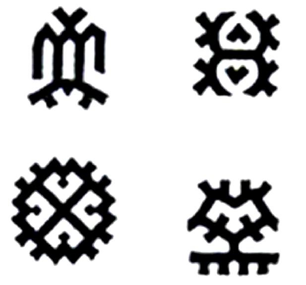 Орнамент медведь Ханты манси