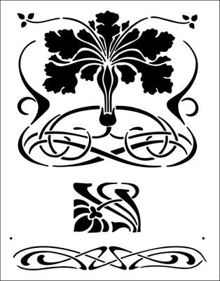 Модерн узоры