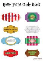 Этикетки в стиле Гарри Поттера