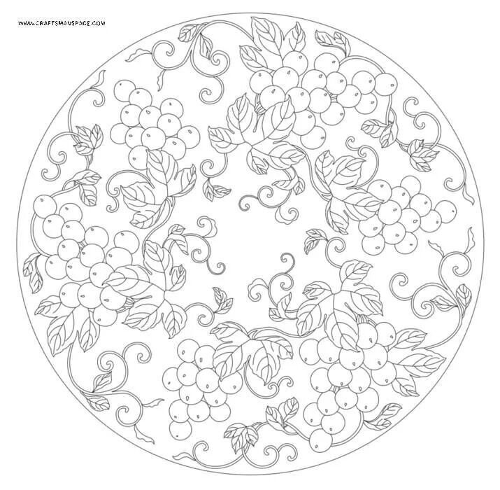 Хохломская роспись трафареты