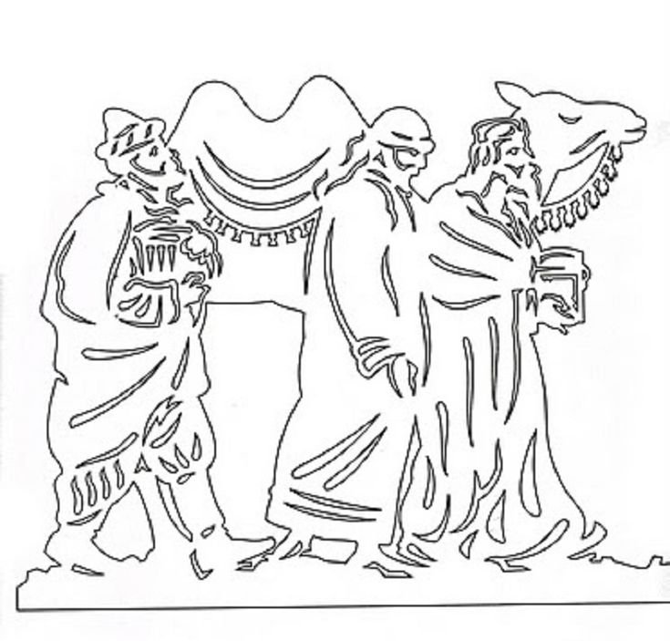 Трафареты на Рождество для вырезания