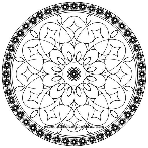 Трафарет тарелки