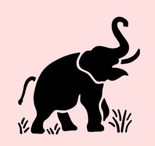 Силуэт слона