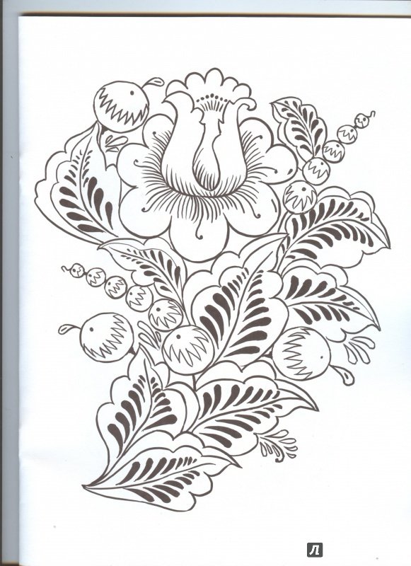 Цветочные узоры Полхов Майдана