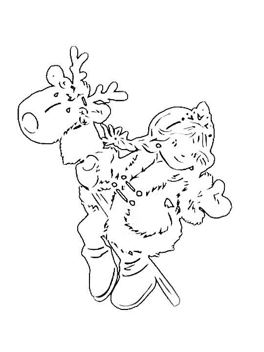 Вытынанки на окна новогодние эльфы