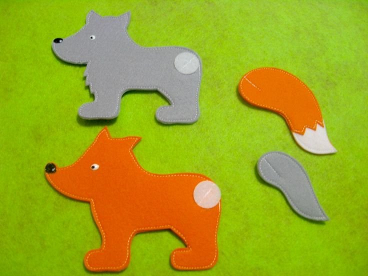 Звери из фетра