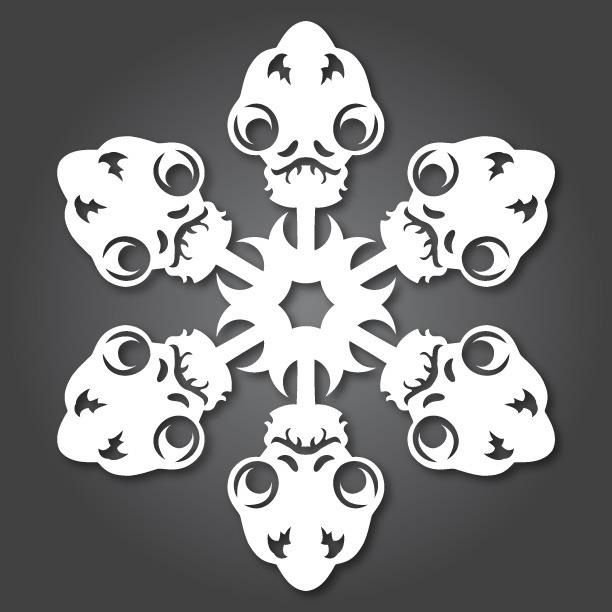 Необычные снежинки из бумаги